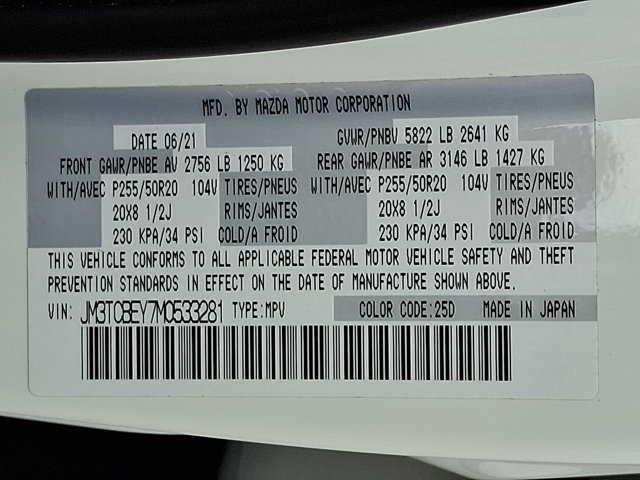 Used 2021 MAZDA CX-9 Signature AWD/4WD image 31