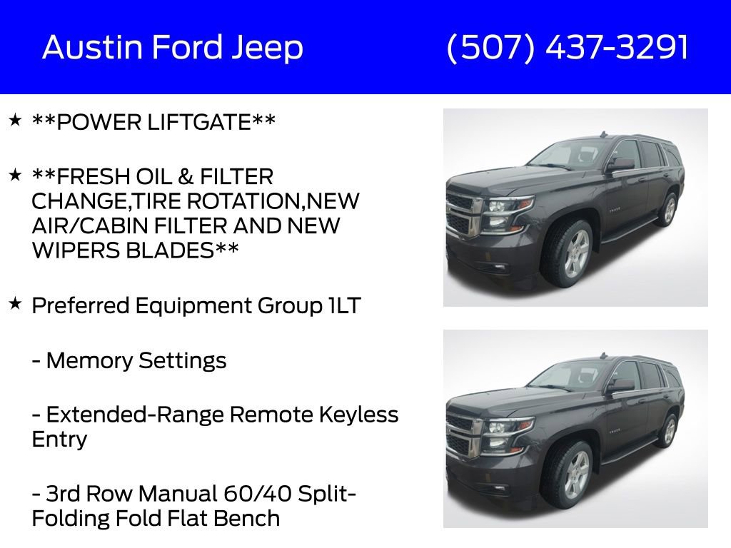 Used 2016 Chevrolet Tahoe LT w/ Luxury Package image 6