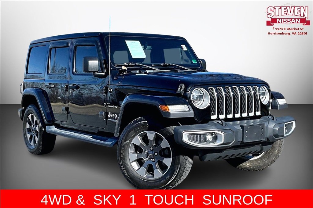 Used 2019 Jeep Wrangler Unlimited Sahara w/ Uconnect 4C Nav & Sound Group