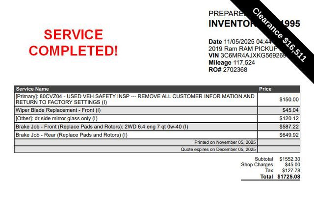 Used 2019 RAM 2500 Tradesman image 7