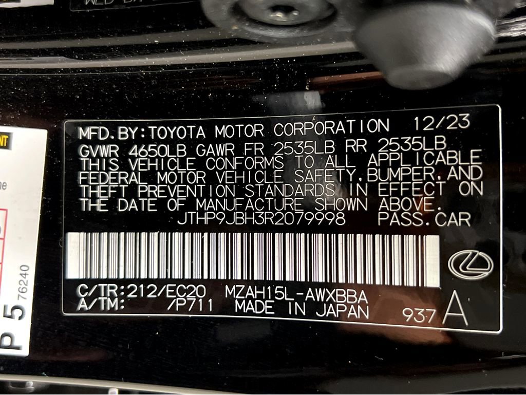 Certified 2024 Lexus UX 250h AWD w/ Premium Package image 27