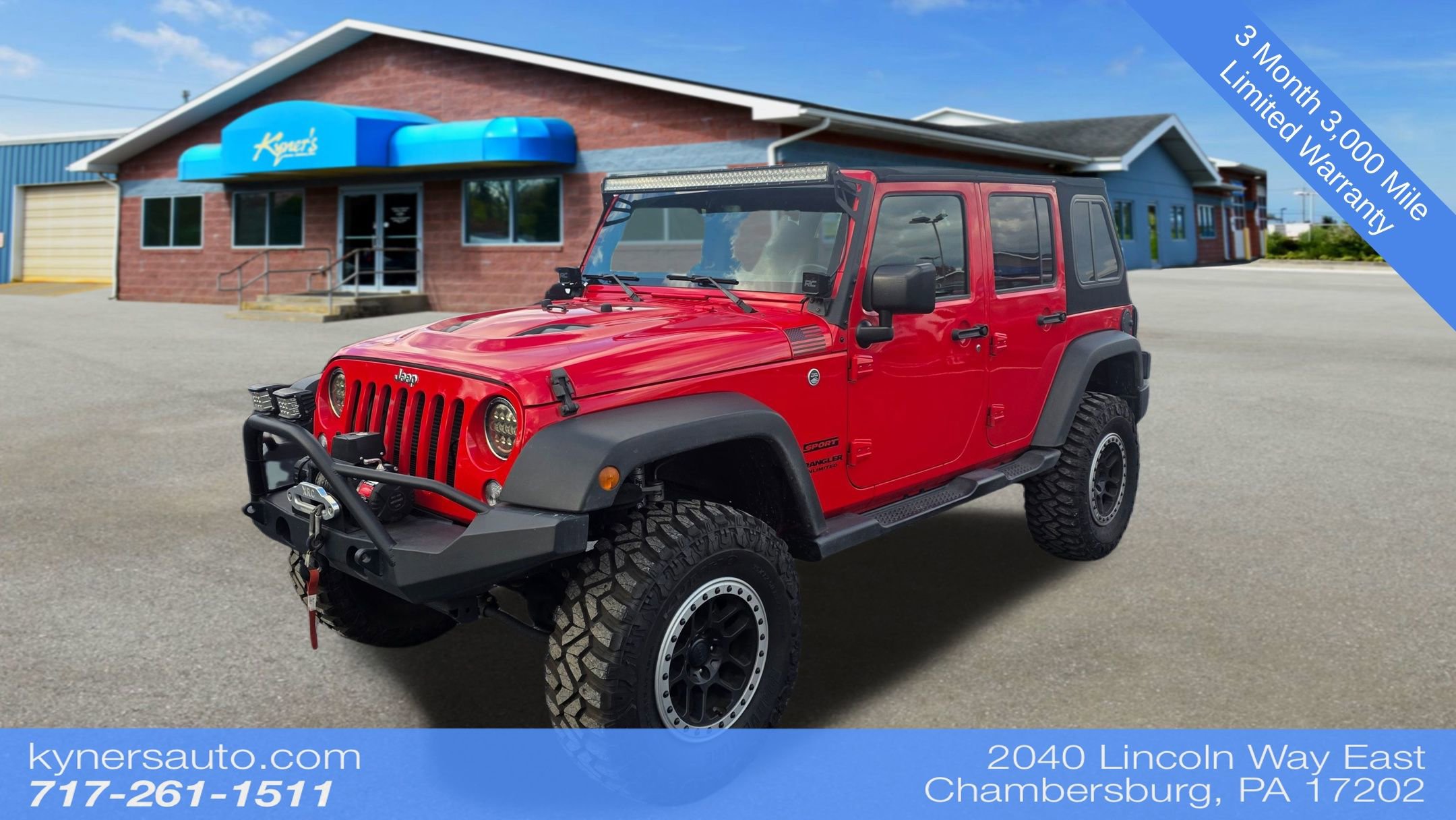 Used 2017 Jeep Wrangler Unlimited Sport w/ Quick Order Package 24S