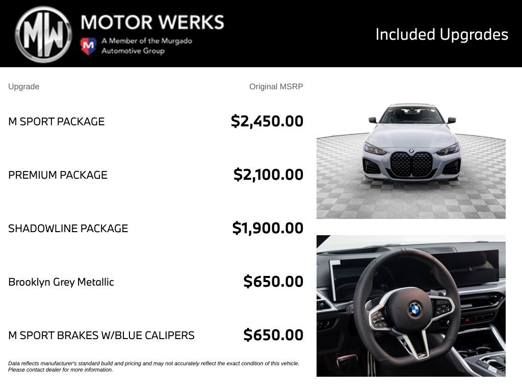 Used 2026 BMW 430i xDrive Coupe w/ M Sport Package AWD/4WD image 4