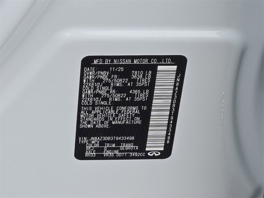 New 2026 INFINITI QX80 4WD image 17