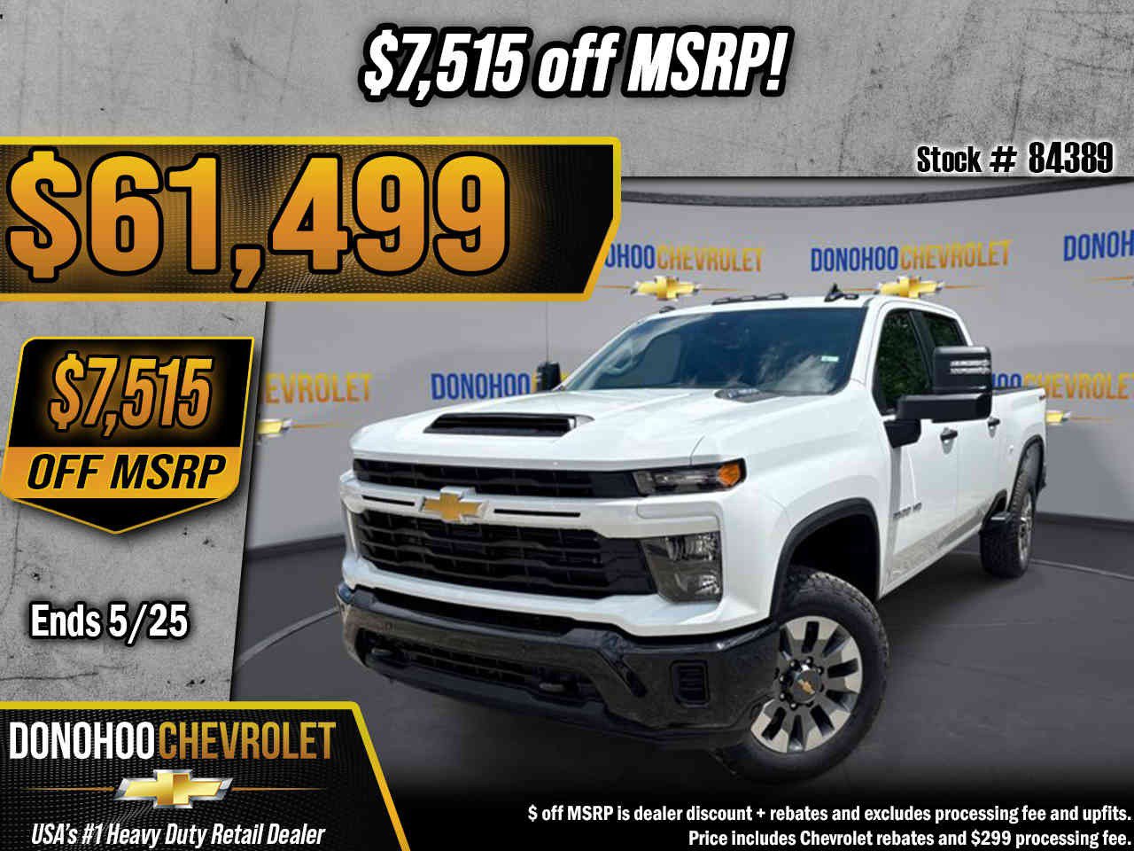 New 2026 Chevrolet Silverado 2500 Custom w/ Custom Value Package
