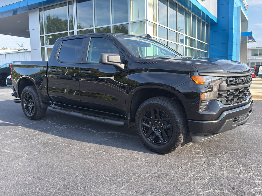 New 2026 Chevrolet Silverado 1500 Custom w/ Turbomax Blackout Package AWD/4WD image 2