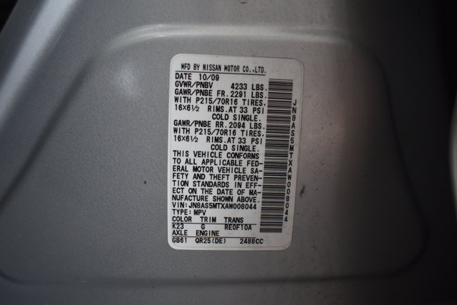 Used 2010 Nissan Rogue S w/ 360 Degree Value Pkg FWD image 25