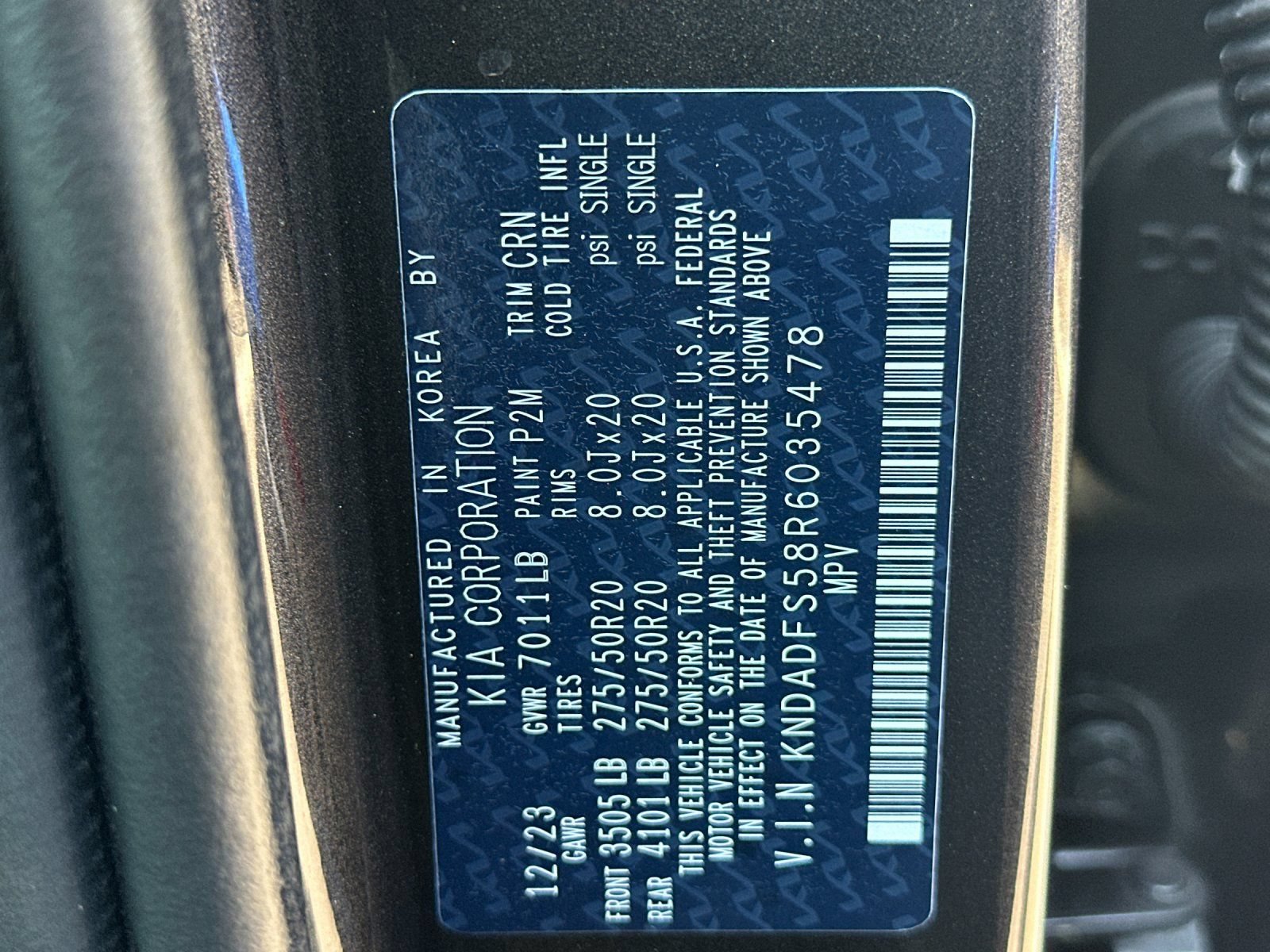 Certified 2024 Kia EV9 Land AWD/4WD image 41