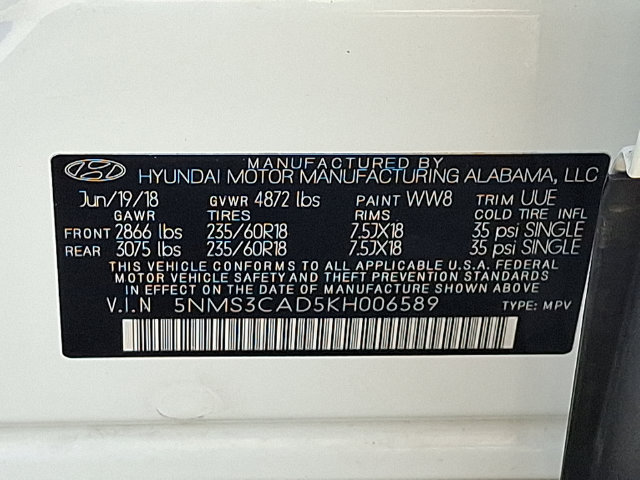 Used 2019 Hyundai Santa Fe SEL AWD/4WD image 26