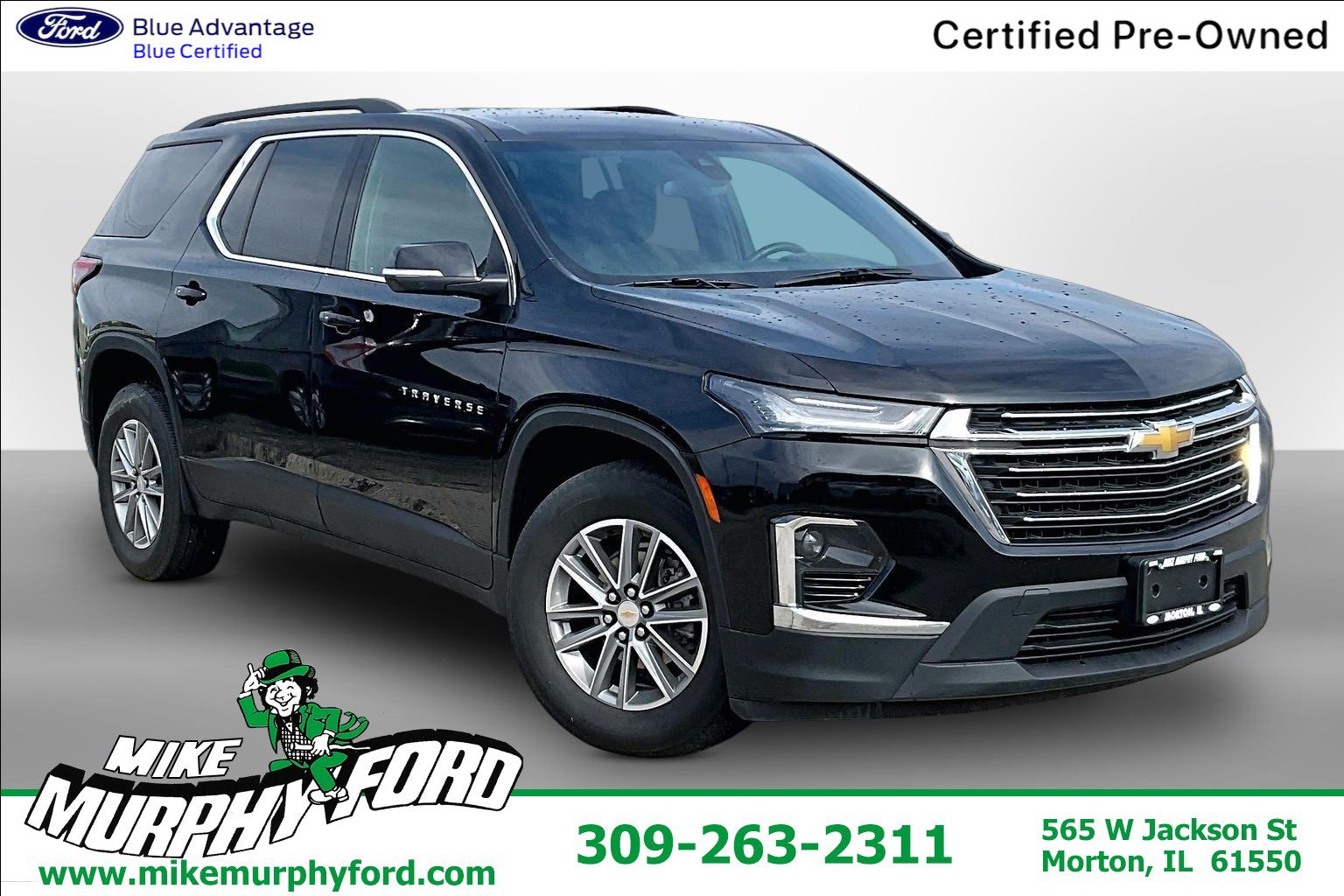 Used 2023 Chevrolet Traverse LT w/ LPO, Floor Liner Package AWD/4WD image 1