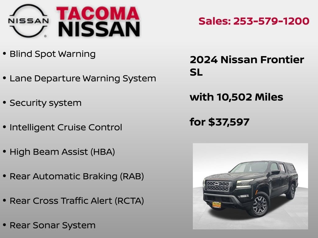 Used 2024 Nissan Frontier SL w/ Technology Package image 37