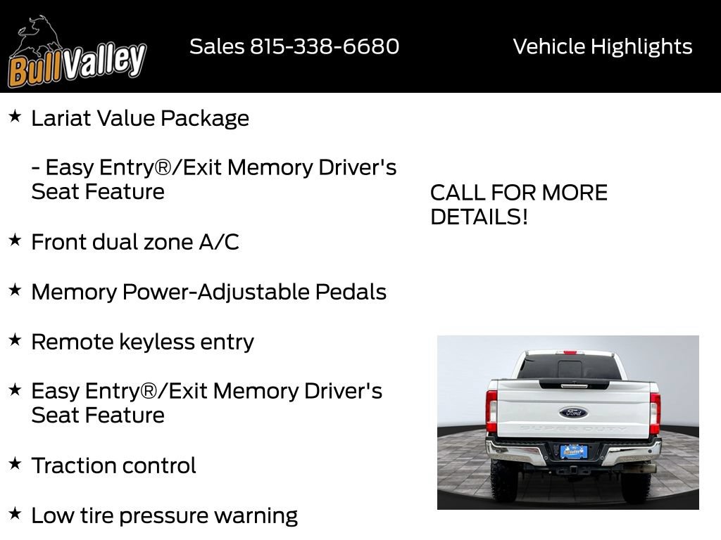 Used 2019 Ford F250 Lariat w/ Lariat Value Package AWD/4WD image 10