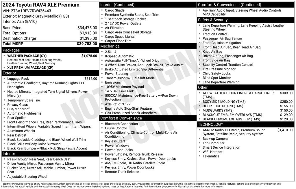 Used 2024 Toyota RAV4 XLE Premium w/ Weather Package image 23