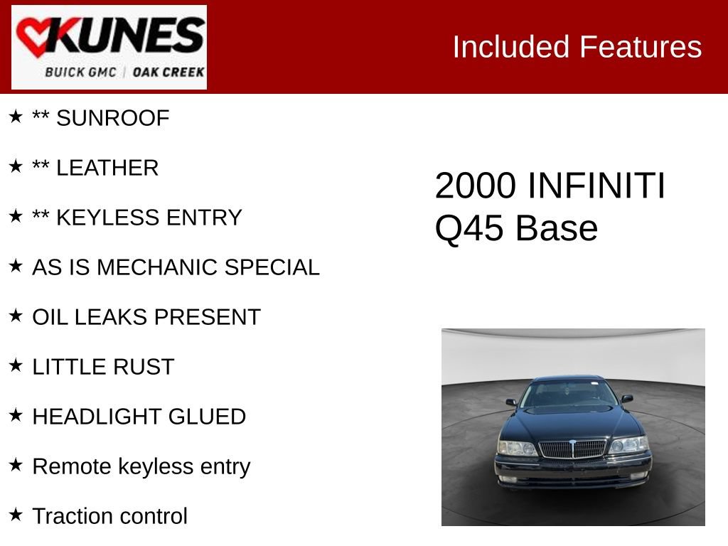 Used 2000 INFINITI Q45 RWD image 2