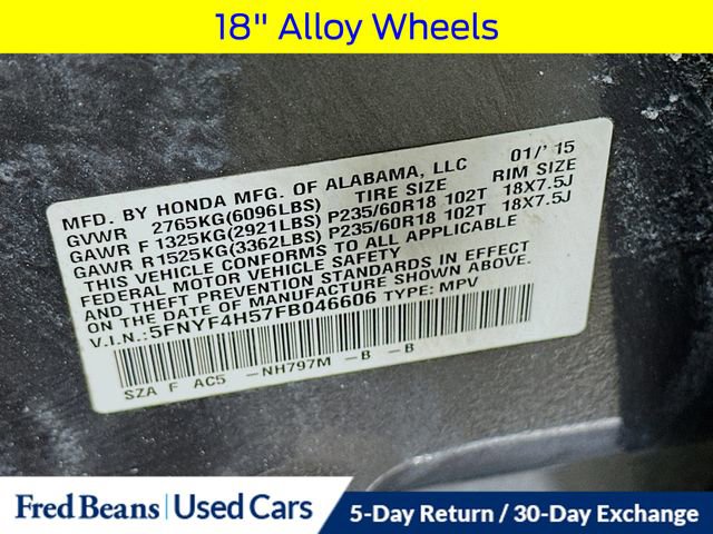 Used 2015 Honda Pilot EX-L image 37