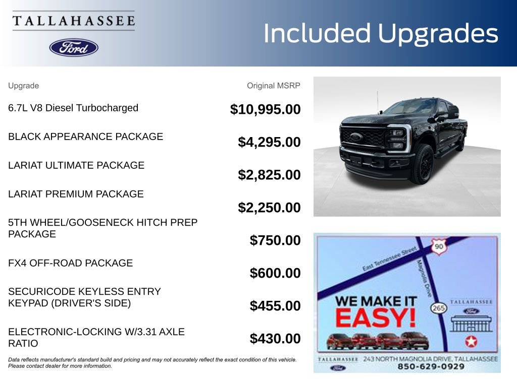 New 2026 Ford F250 Lariat w/ Black Appearance Package image 3