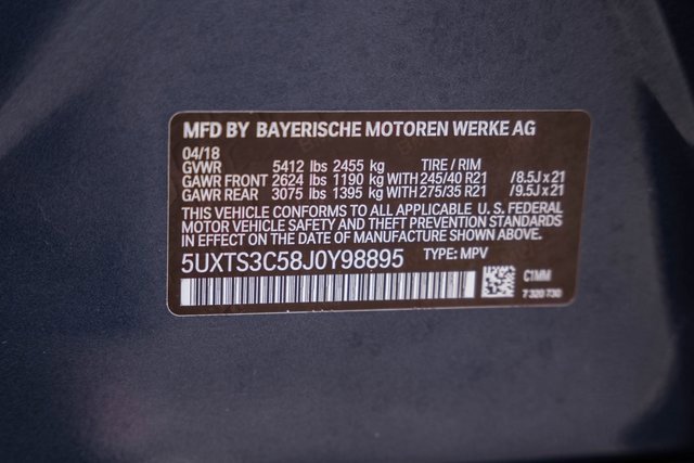 Used 2018 BMW X3 M40i w/ Premium Package image 41