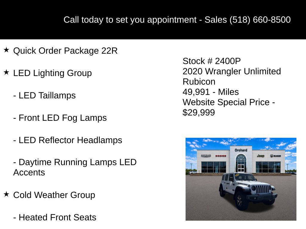 Used 2020 Jeep Wrangler Unlimited Rubicon AWD/4WD image 5