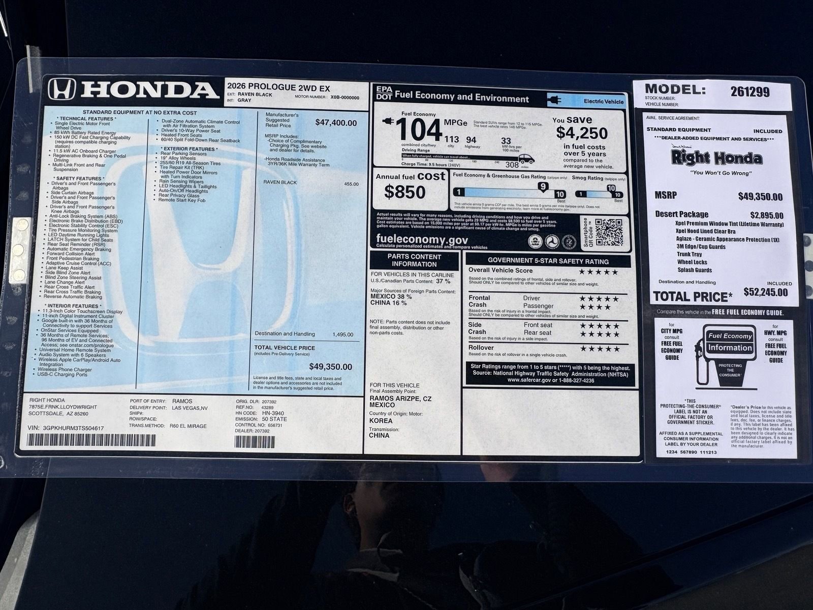 New 2026 Honda Prologue Eco image 20