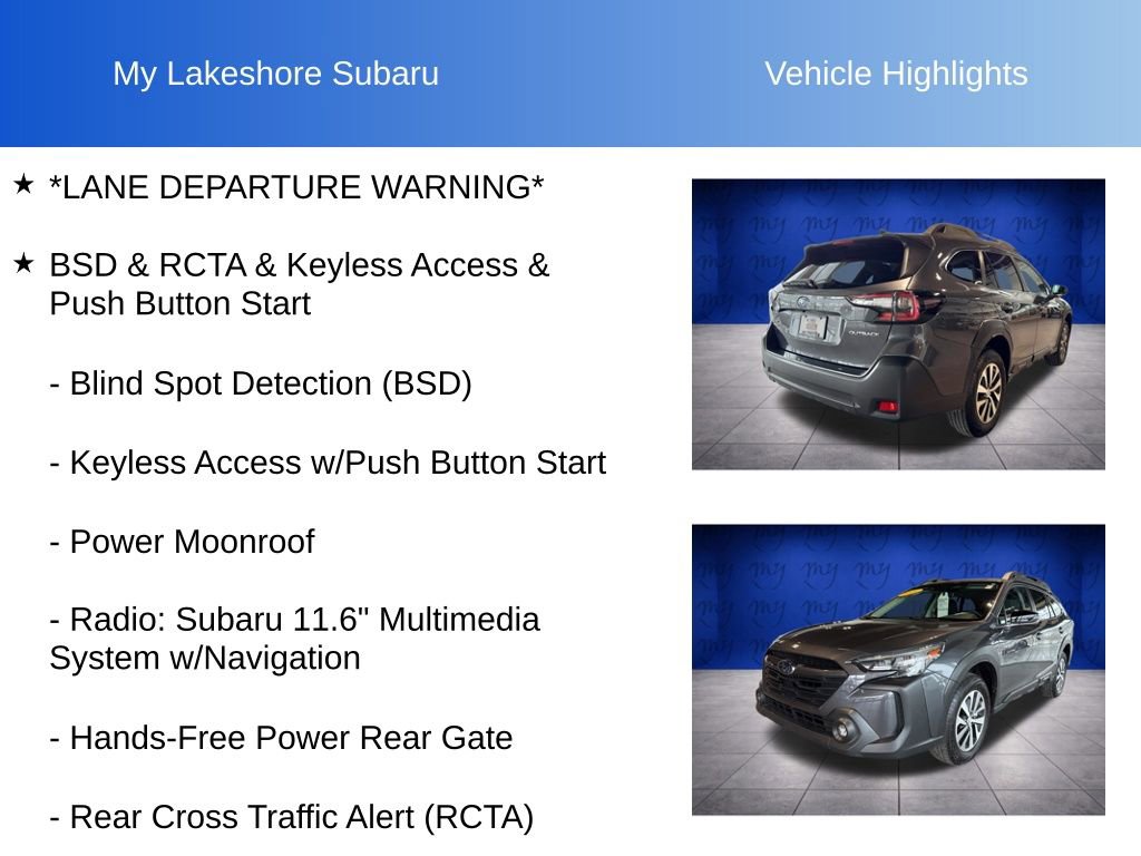 Certified 2025 Subaru Outback Premium image 7