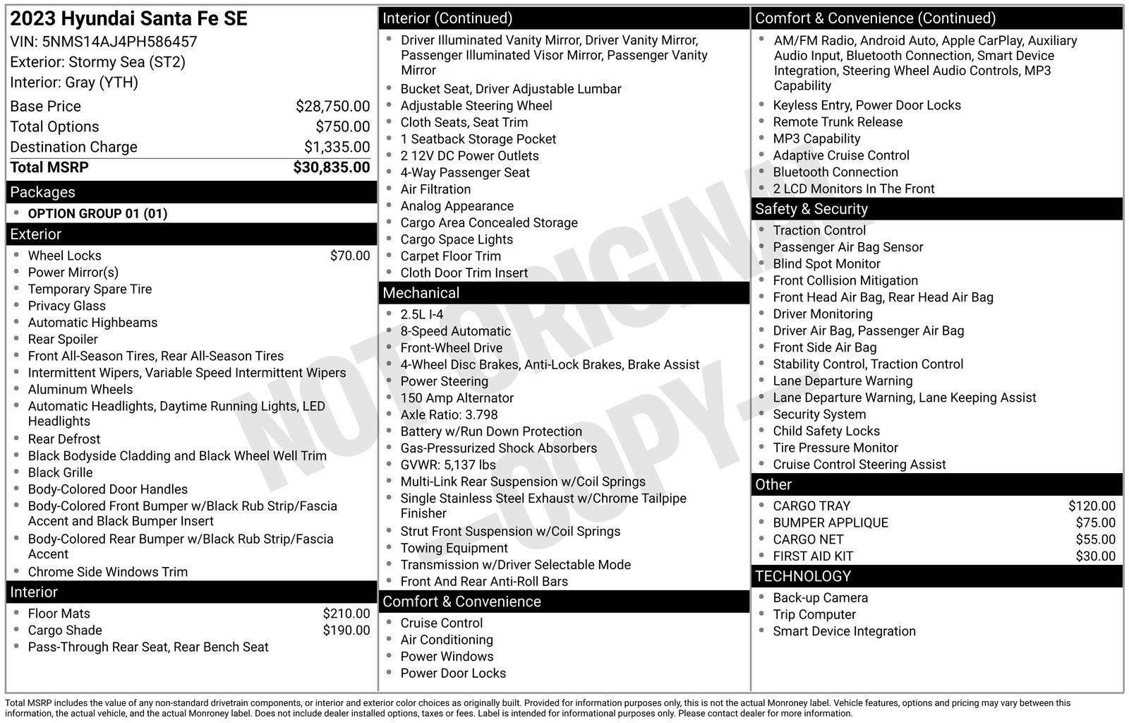 Used 2023 Hyundai Santa Fe SE FWD image 47