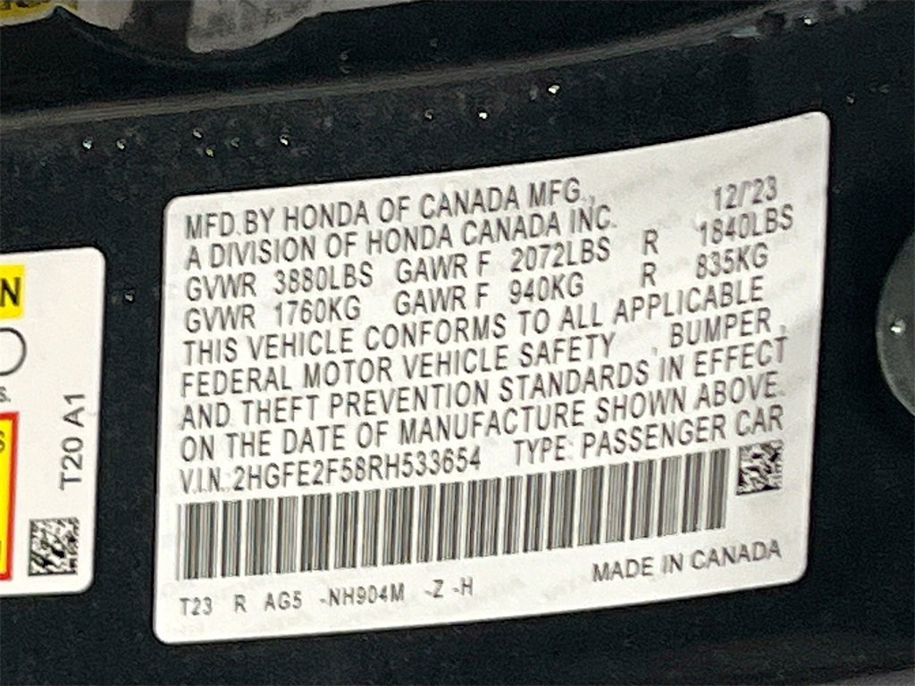 Used 2024 Honda Civic Sport image 29