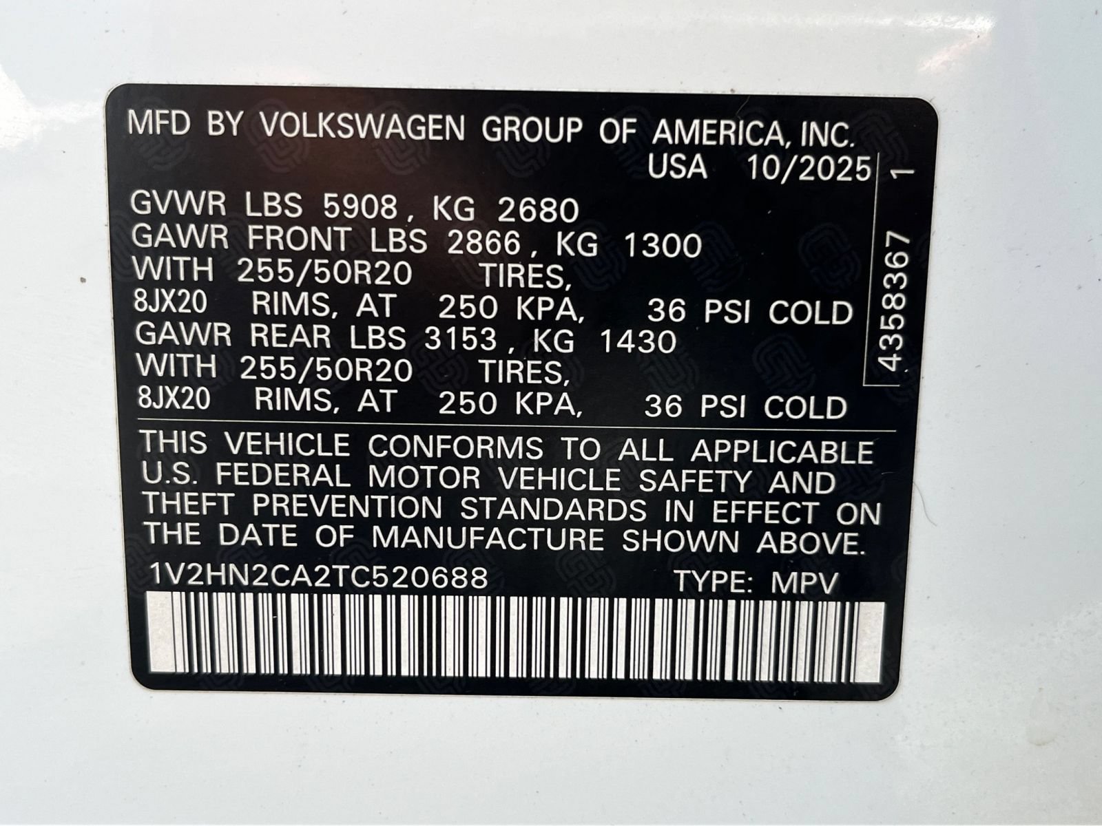 Used 2026 Volkswagen Atlas SE AWD/4WD image 29