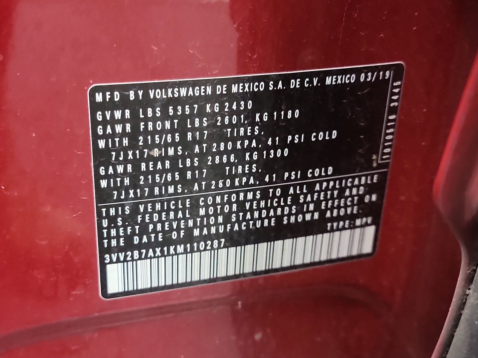 Used 2019 Volkswagen Tiguan SE w/ Panoramic Sunroof Package image 33