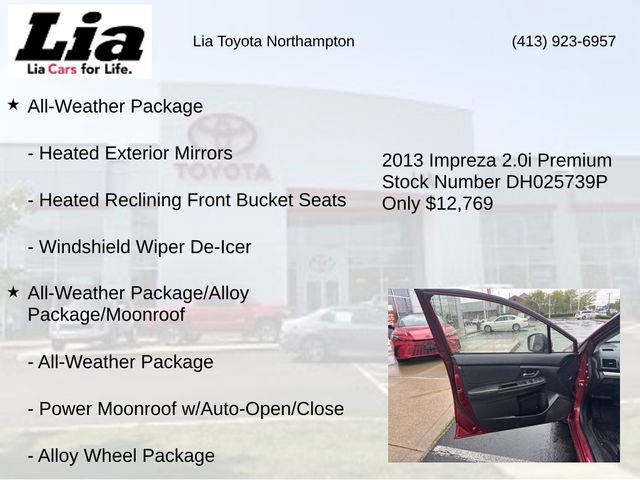 Used 2013 Subaru Impreza 2.0i Premium AWD/4WD image 7