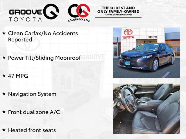 Used 2020 Toyota Camry XLE w/ Sunroof Package FWD image 4