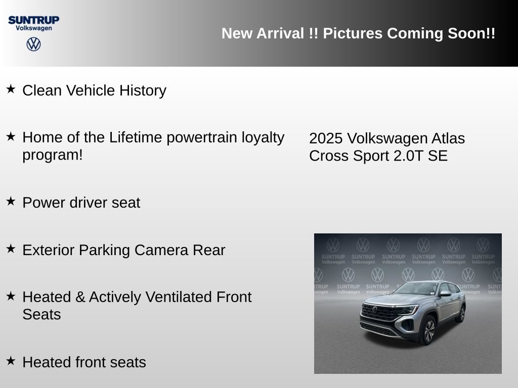 Used 2025 Volkswagen Atlas Cross Sport SE AWD/4WD image 5