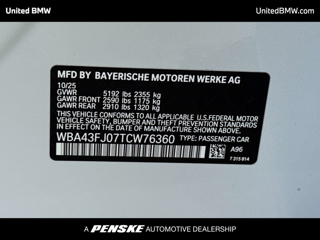 Used 2026 BMW 530i w/ Premium Package RWD image 16