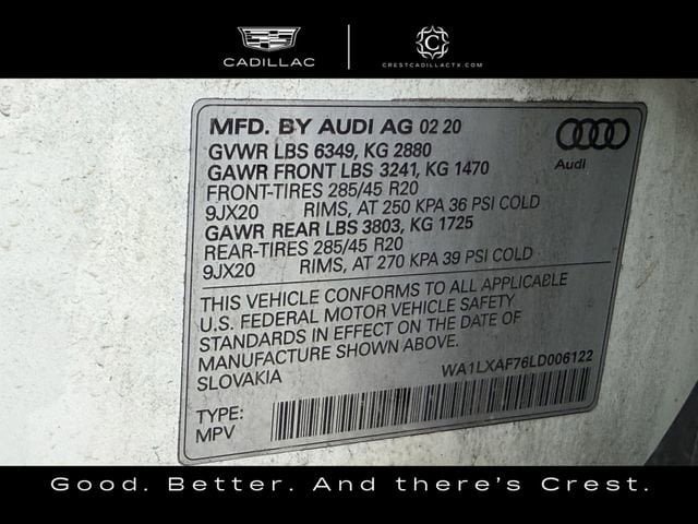Used 2020 Audi Q7 3.0T Premium Plus w/ Premium Plus Package AWD/4WD image 34