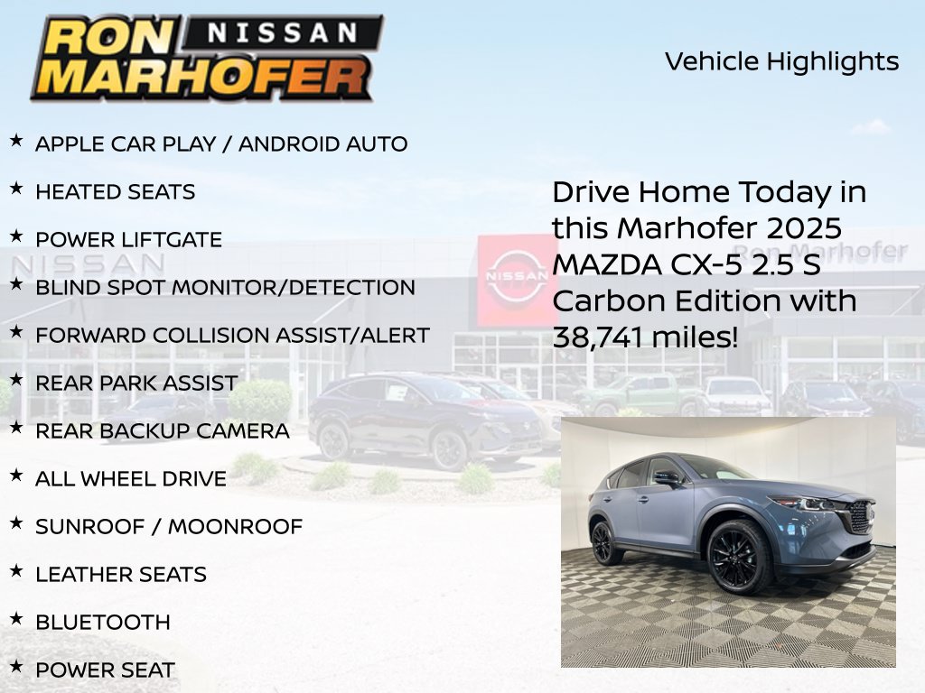 Used 2025 MAZDA CX-5 Carbon Edition AWD/4WD image 14