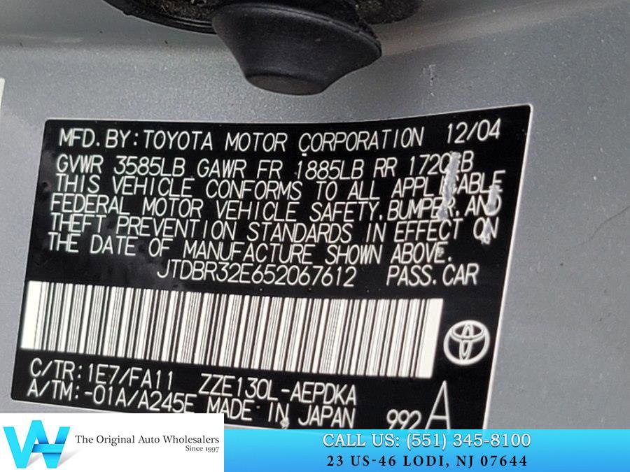 Used 2005 Toyota Corolla CE image 23