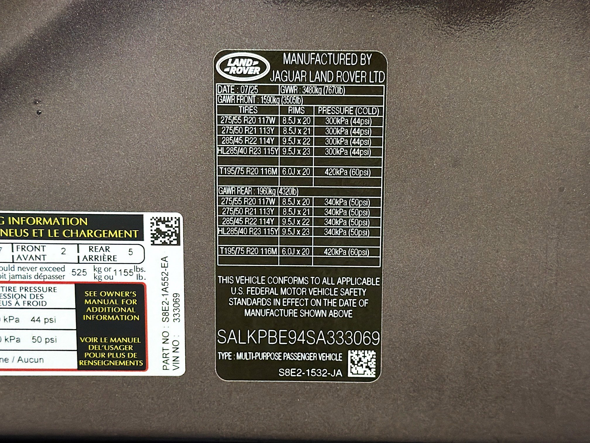 Used 2025 Land Rover Range Rover Long Wheelbase SE image 43