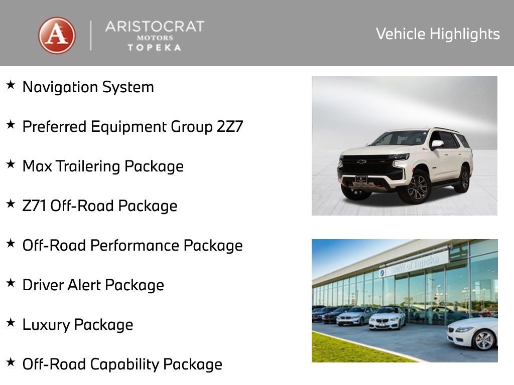 Used 2023 Chevrolet Tahoe Z71 w/ Z71 Off-Road Package AWD/4WD image 2