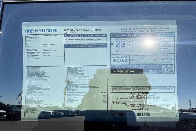 New 2026 Hyundai Santa Fe Calligraphy image 14