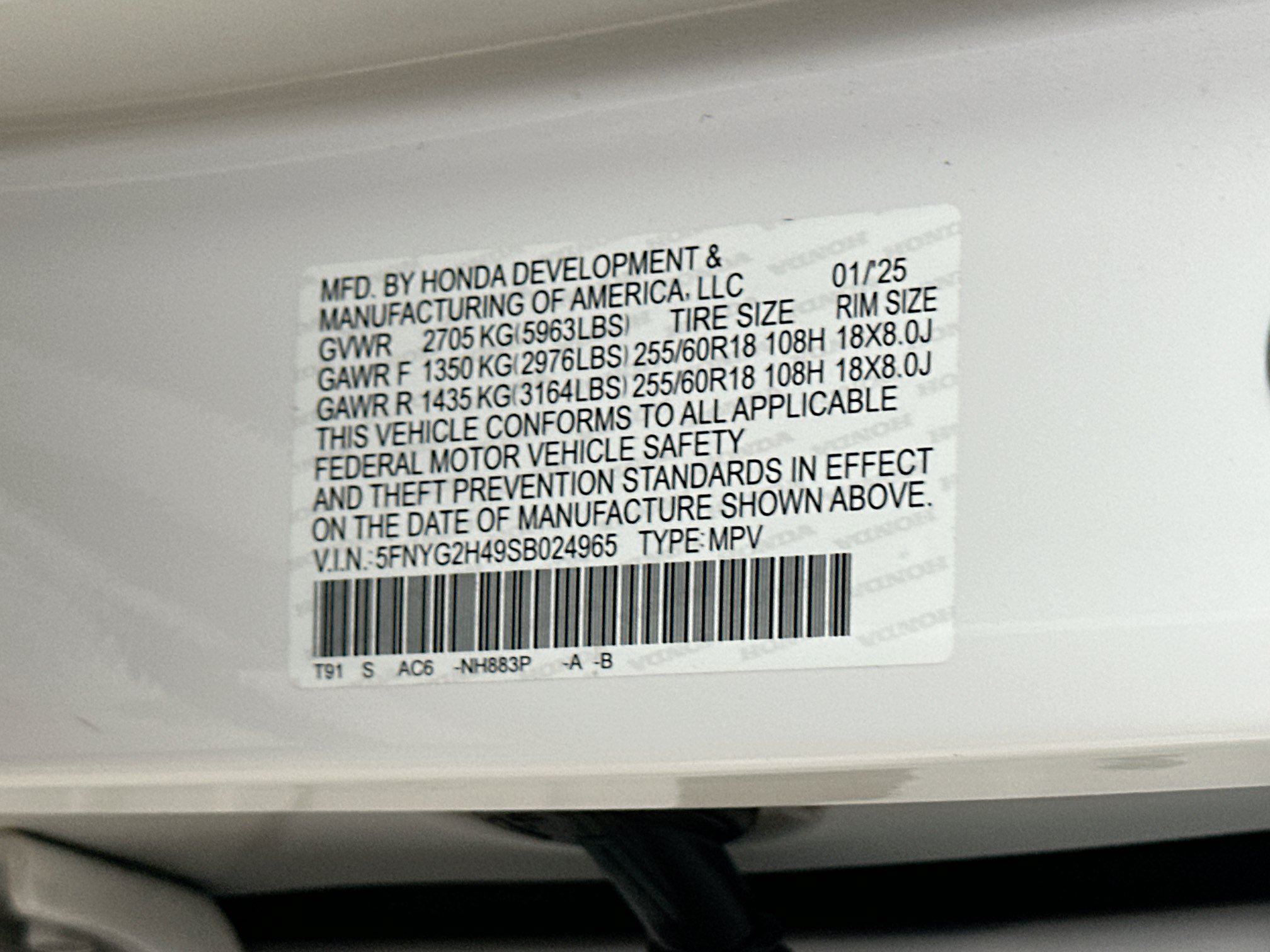 Used 2025 Honda Pilot EX-L image 33
