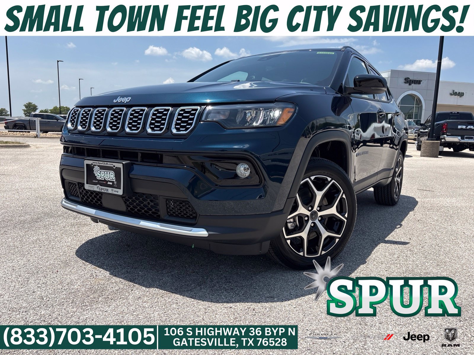 New 2026 Jeep Compass Limited AWD/4WD 360° Tour