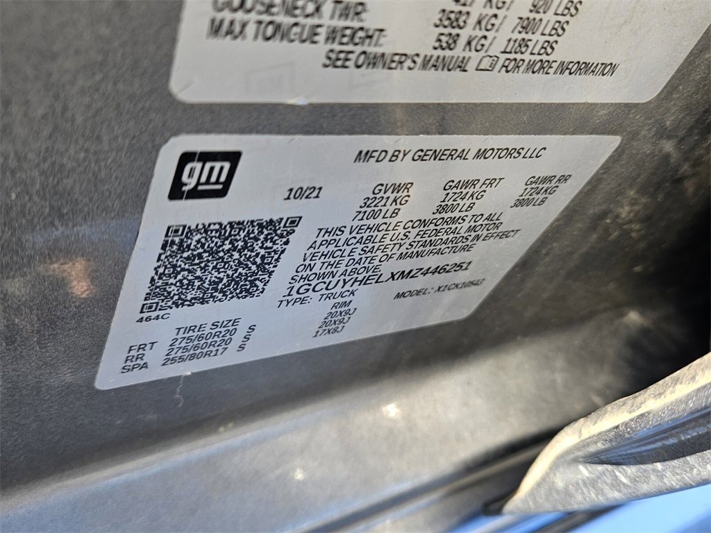 Certified 2021 Chevrolet Silverado 1500 High Country w/ Safety Package II image 20