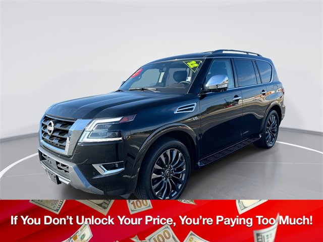 Certified 2022 Nissan Armada Platinum w/ Captain's Chairs Package