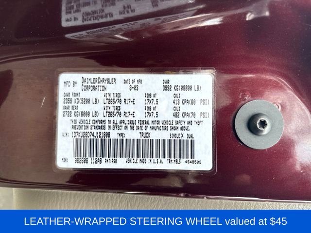 Used 2004 Dodge Ram 2500 Truck SLT w/ Trailer Tow Group image 16