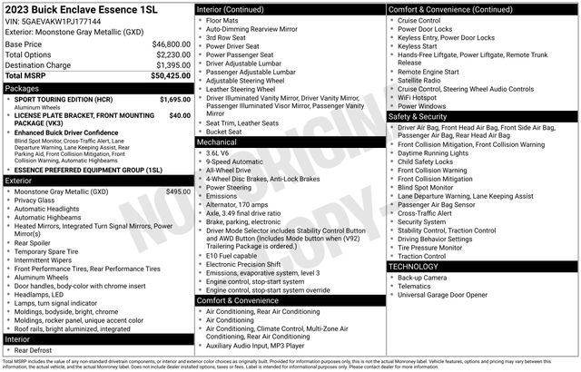 Used 2023 Buick Enclave Essence w/ Sport Touring Edition image 28