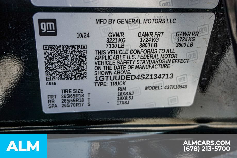 Used 2025 GMC Sierra 1500 SLT AWD/4WD image 57