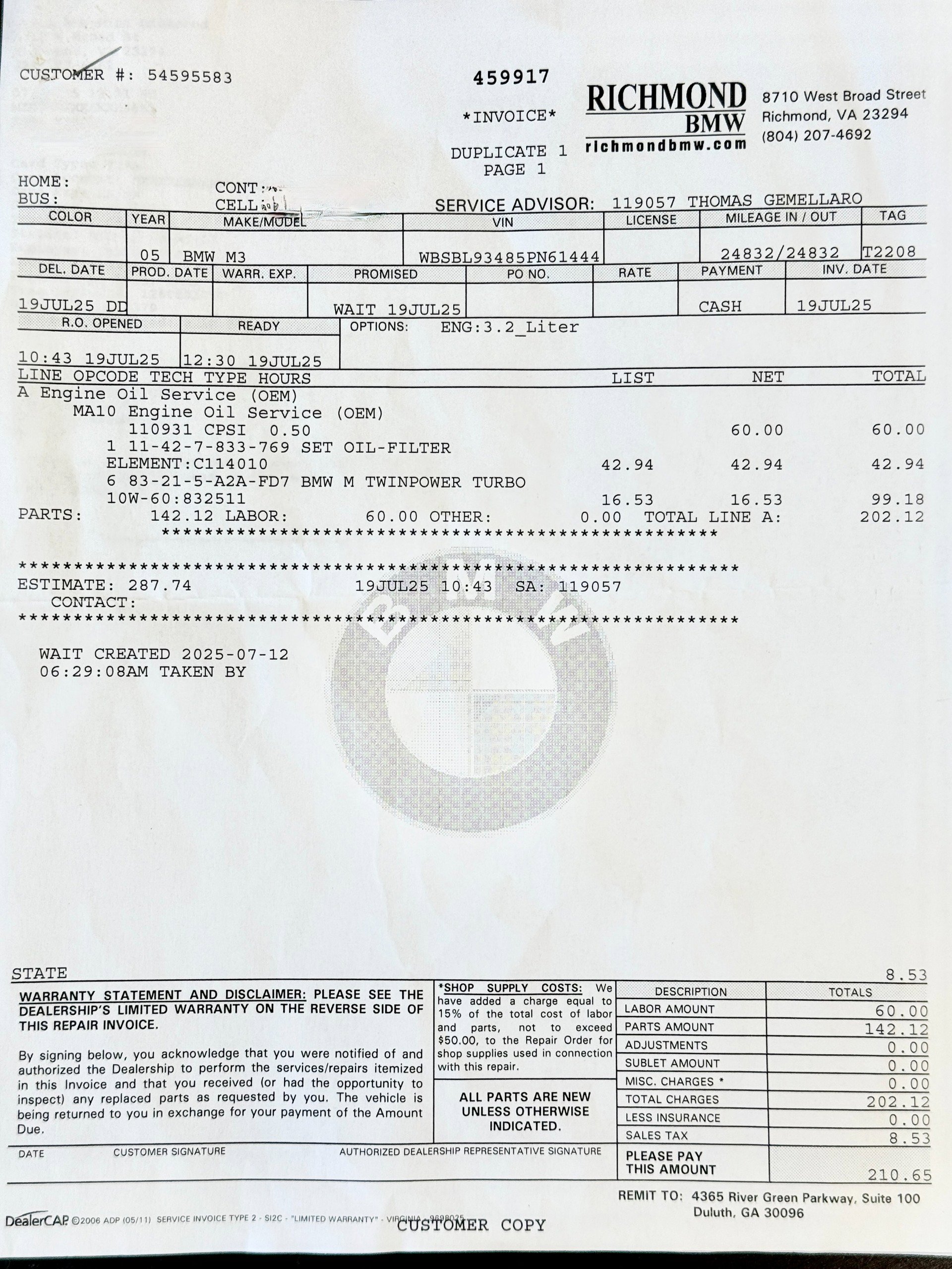 Used 2005 BMW M3 Coupe image 49