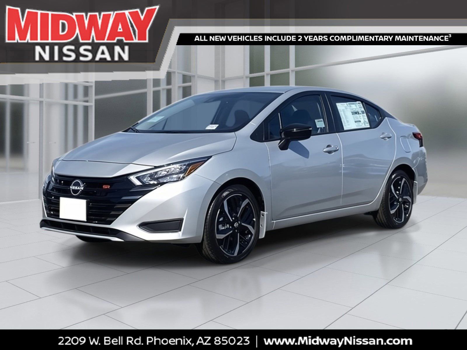 New 2025 Nissan Versa SR w/ Trunk Package image 1