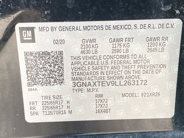 Used 2020 Chevrolet Equinox LT w/ Driver Convenience Package image 32