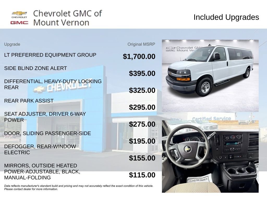 Used 2021 Chevrolet Express 3500 LT w/ LT Preferred Equipment Group image 6