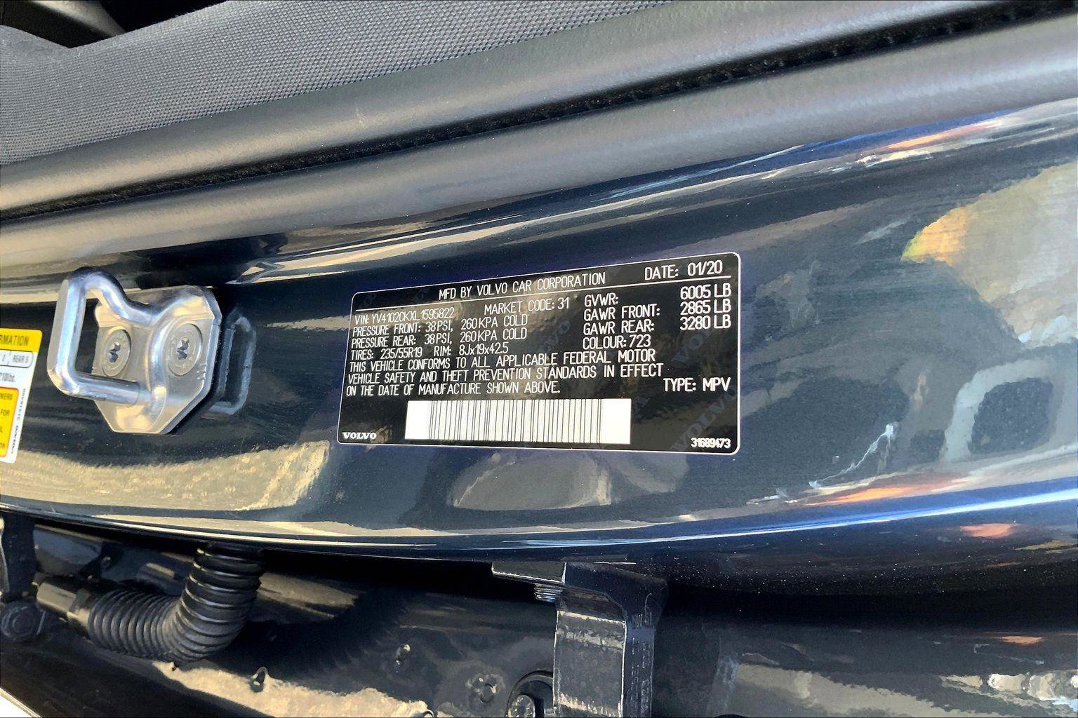 Used 2020 Volvo XC90 T5 Momentum FWD image 30